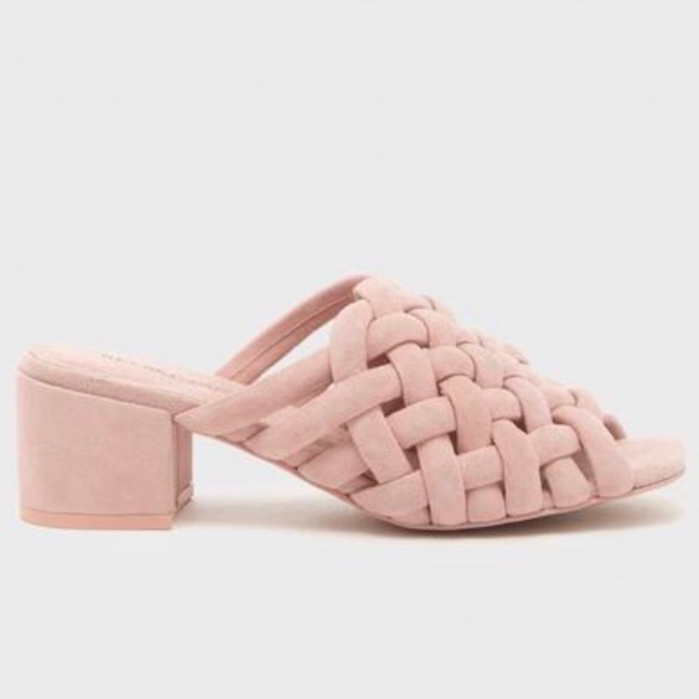 Kelsi Dagger Sky Pale Pink Woven Sandal